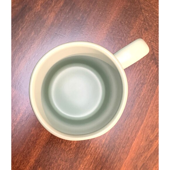 Rae Dunn Mug Pray Wait Trust Light Mint Green Inspirational Faith Hope - Picture 6 of 7